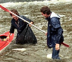canoeing eskimo roll balance
