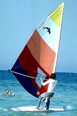 windsurfing